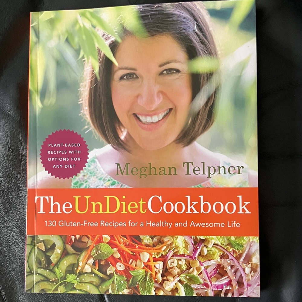 The UnDiet Cookbook by - Vibrant Green and Orange Cover